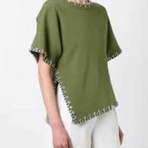 Tory Burch Women's Green Gabby Top